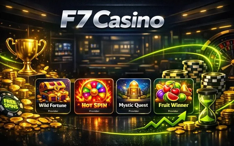 F7 Casino home page hero banner